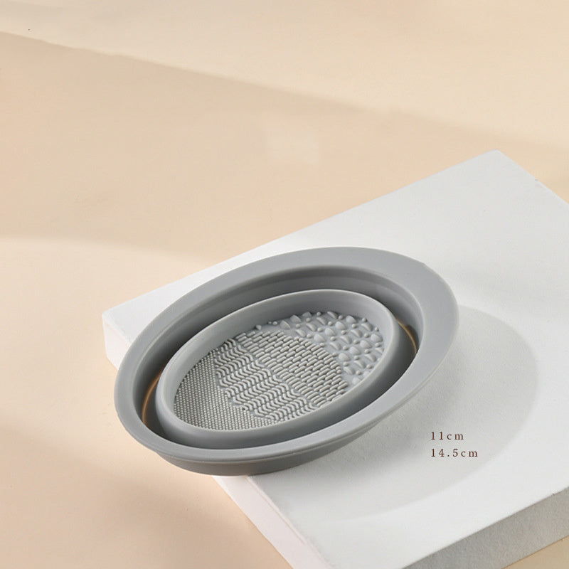 Scrubbing Plate Makeup Brush Cleaning Pad