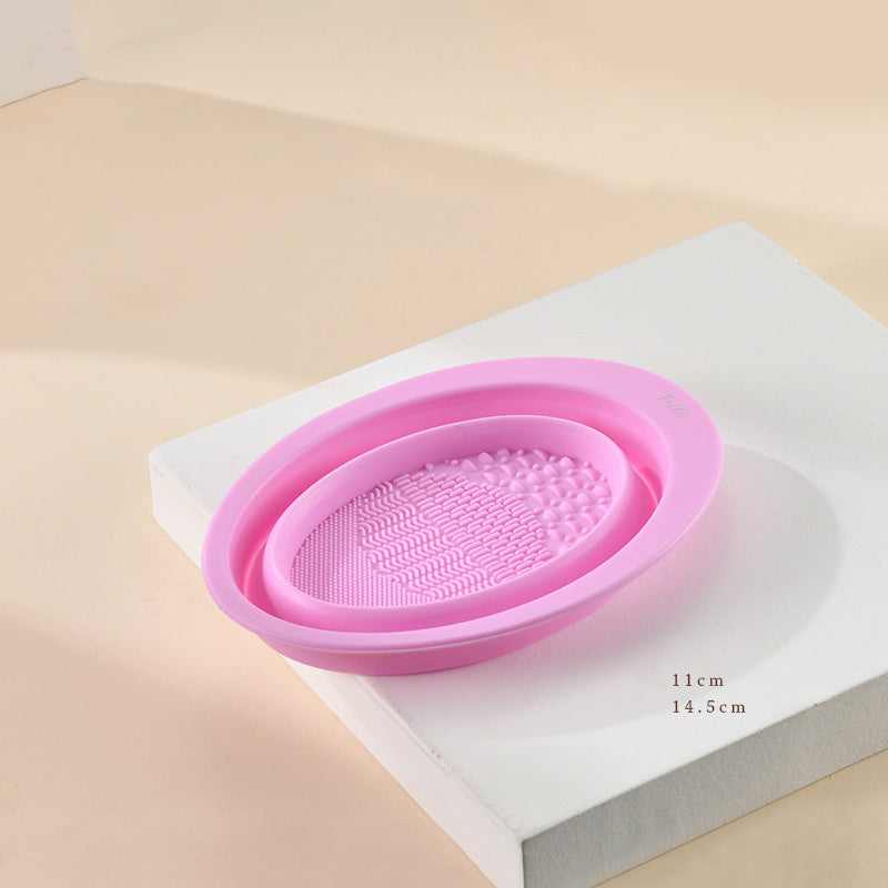 Scrubbing Plate Makeup Brush Cleaning Pad