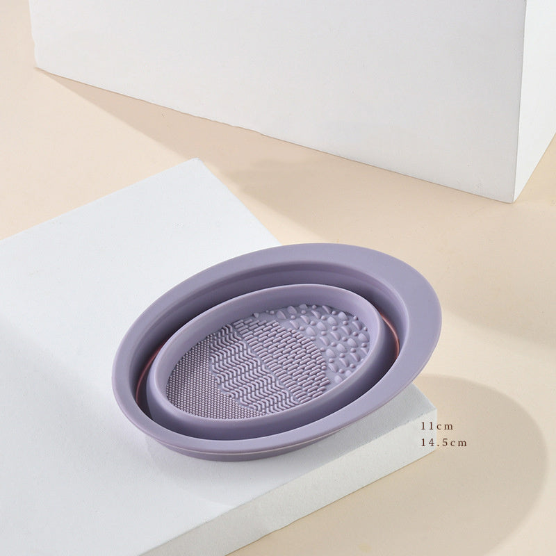 Scrubbing Plate Makeup Brush Cleaning Pad