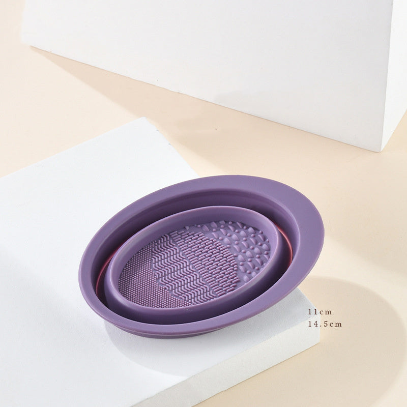 Scrubbing Plate Makeup Brush Cleaning Pad