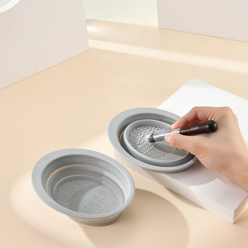 Scrubbing Plate Makeup Brush Cleaning Pad