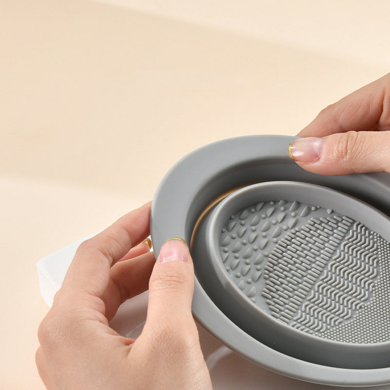 Scrubbing Plate Makeup Brush Cleaning Pad