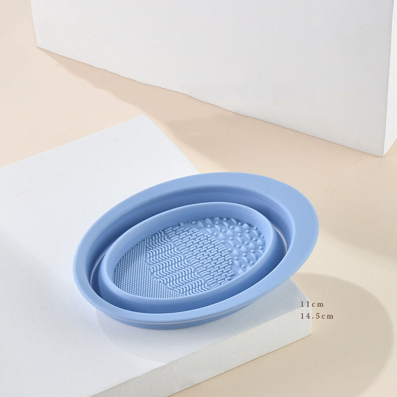 Scrubbing Plate Makeup Brush Cleaning Pad