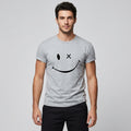 Briggs | T-shirt rétro pour homme avec motif « Smiley » - T-shirt à manches courtes en coton