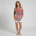 Zorina | Chemisier à manches longues à motifs floraux pour femme - Chemise légère et douce à boutons
