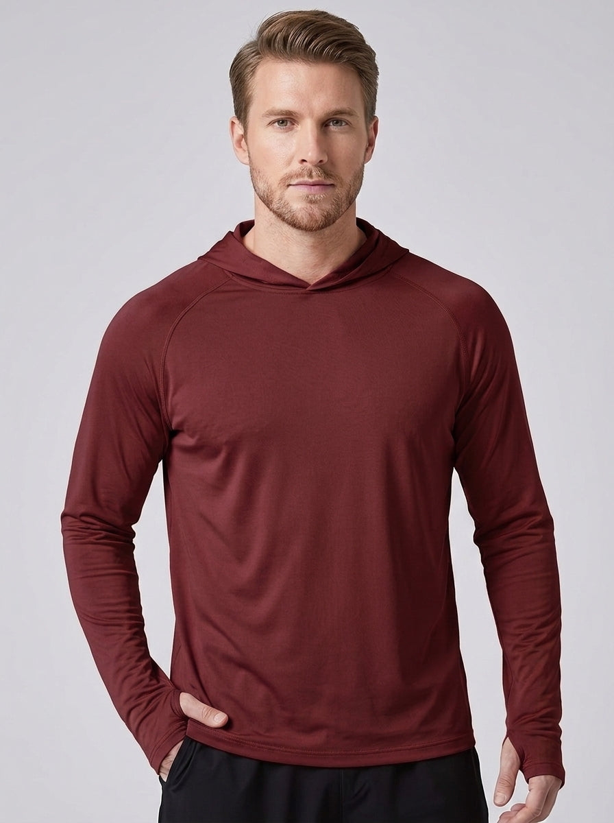 Marius | Sweat à capuche anti-UV pour homme – Sweat de sport léger à manches longues