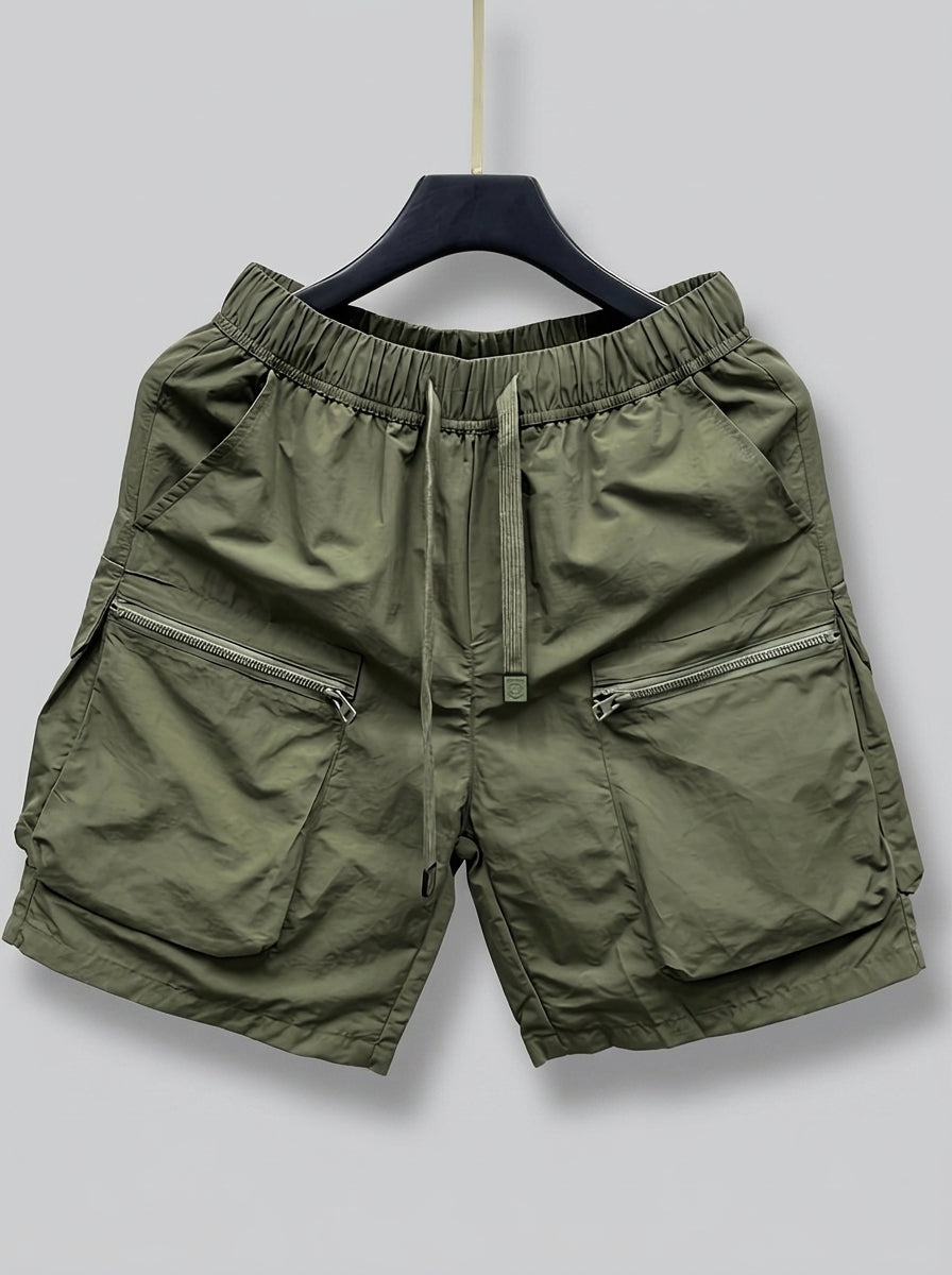 Nathaël | Short cargo pour homme – Short utilitaire rétro à poches multiples