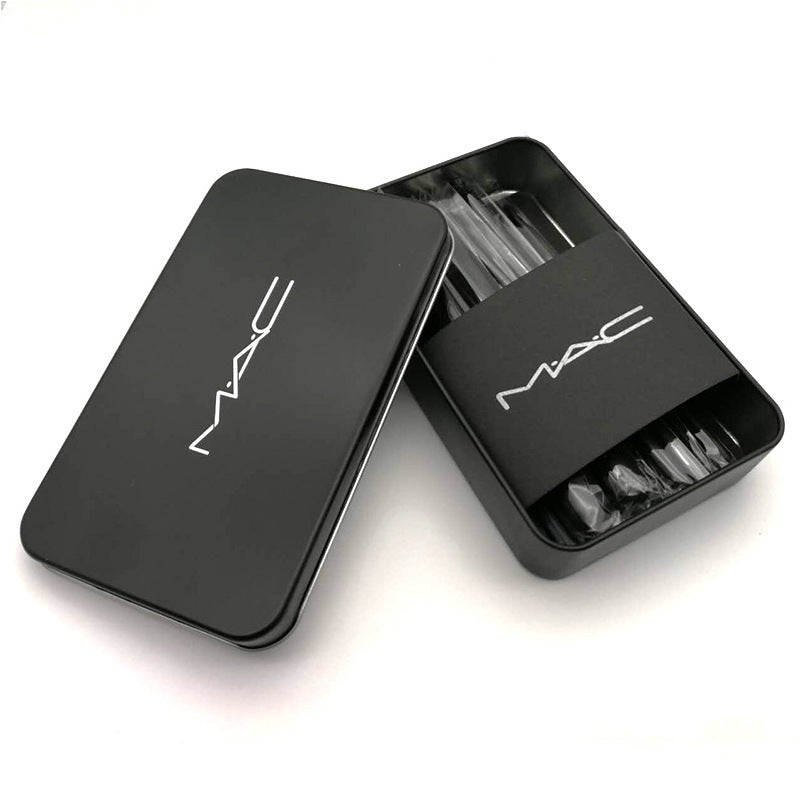 Makeup Brush Set with Iron Box