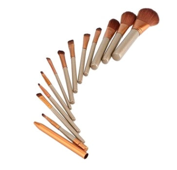 Makeup Brush Set with Iron Box