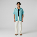 Chemise resort bleu azur