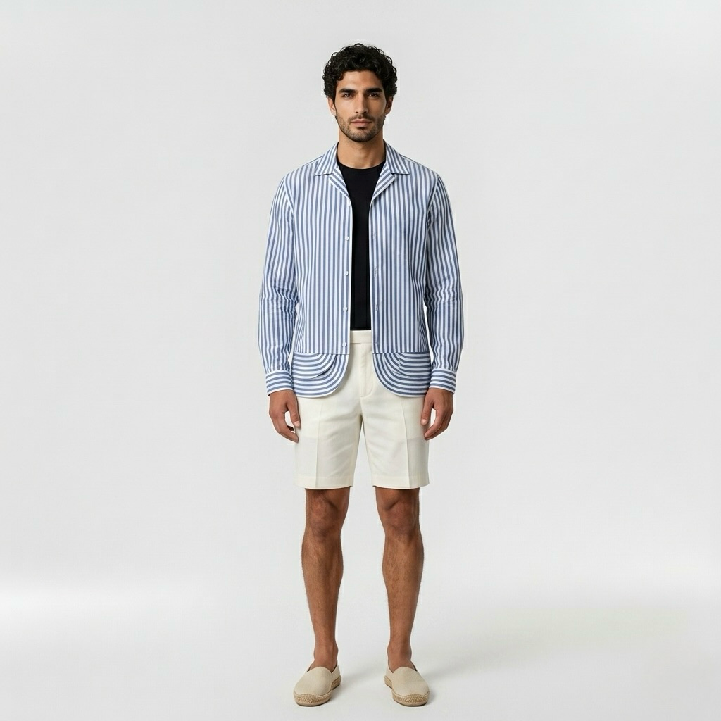 Chemise détente Riviera rayée