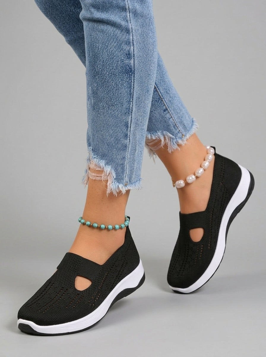Vianne | Chaussures de marche orthopédiques pour femmes – Tige en maille tricotée respirante