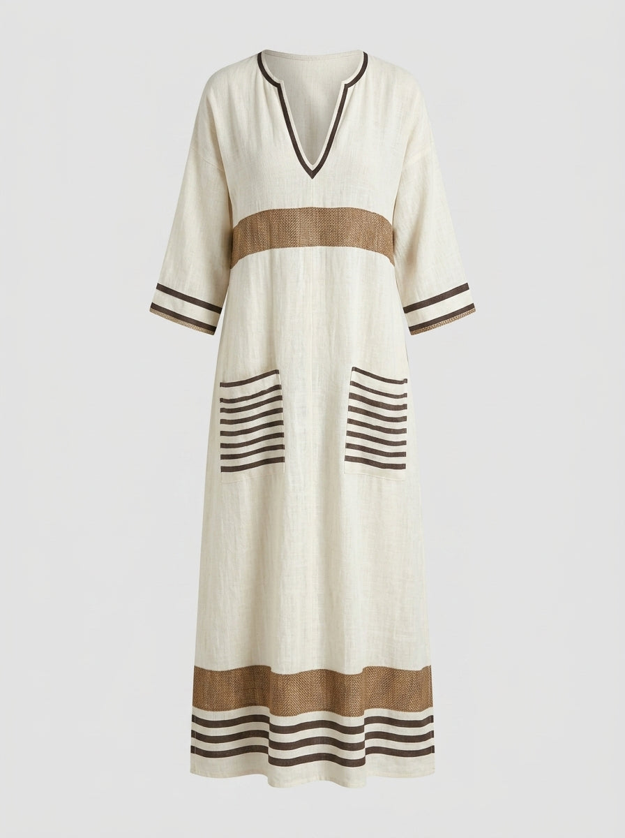 Allison | Robe Maxi Femme Fluide – Robe Longue Élégante à Coupe Ample
