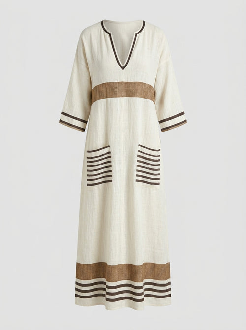 Allison | Robe Maxi Femme Fluide – Robe Longue Élégante à Coupe Ample
