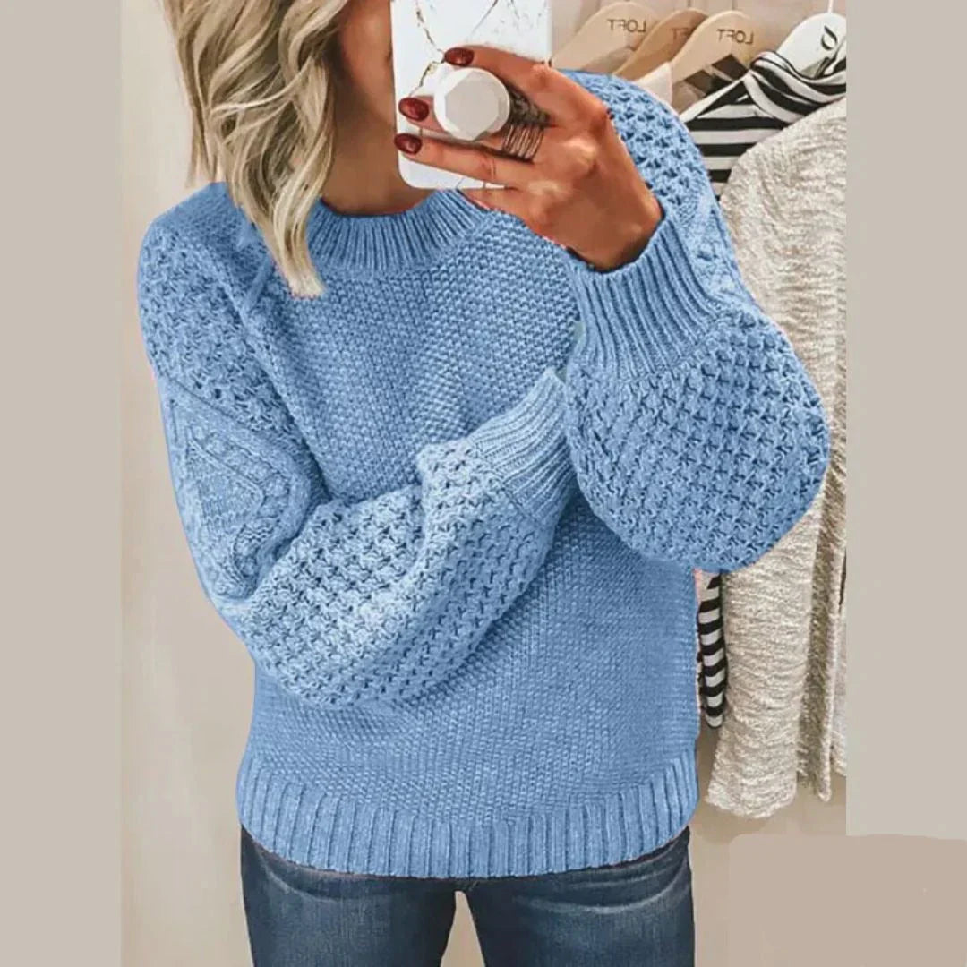 Verity | Pull en maille douce pour femme – Coupe ample, haut décontracté pour tous les jours