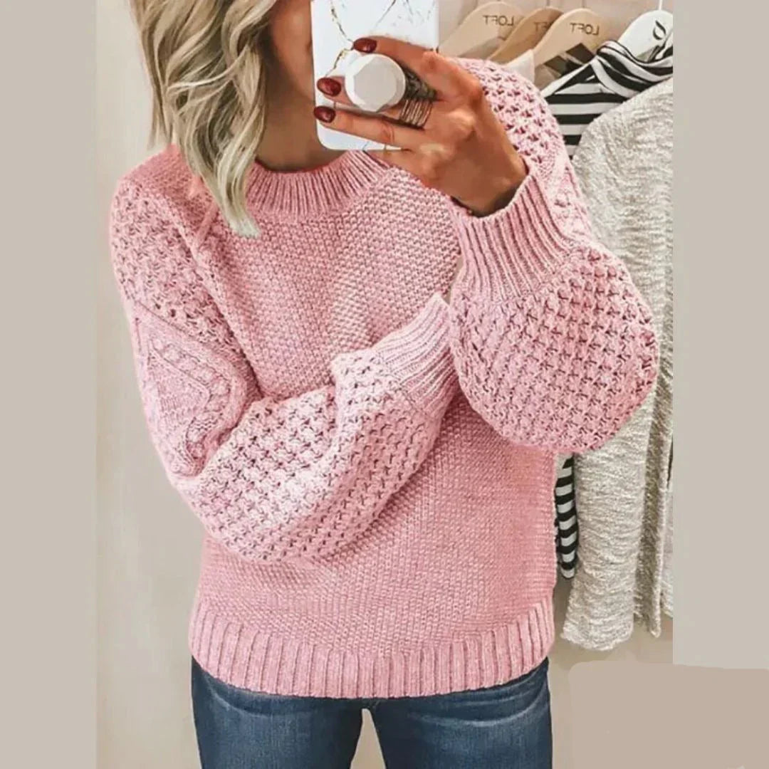 Verity | Pull en maille douce pour femme – Coupe ample, haut décontracté pour tous les jours