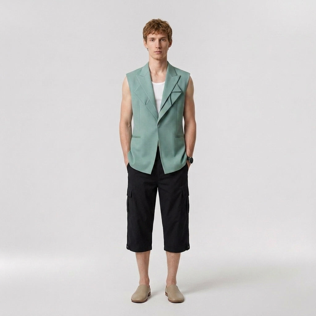 Léon | Short cargo à multiples poches pour homme – Short utilitaire confortable en coton