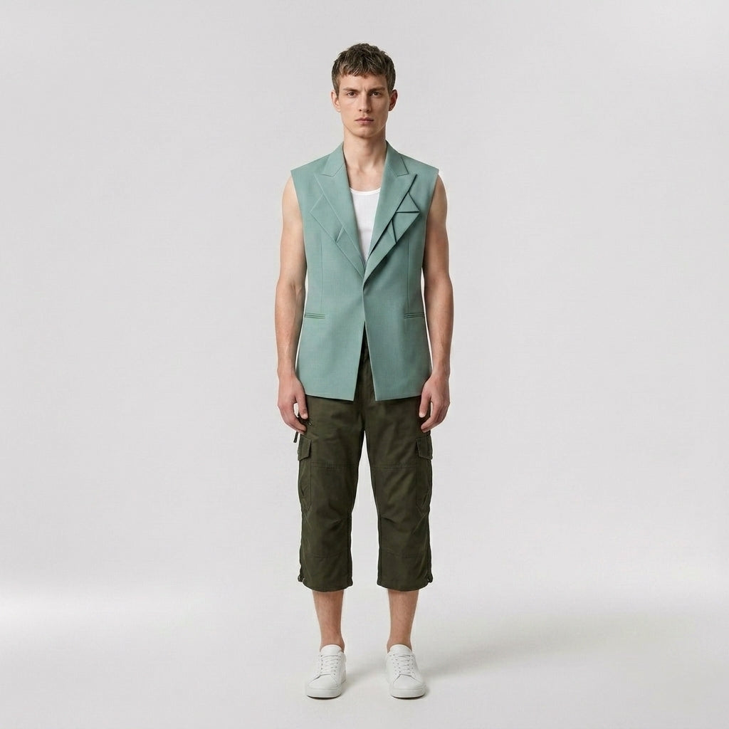 Léon | Short cargo à multiples poches pour homme – Short utilitaire confortable en coton