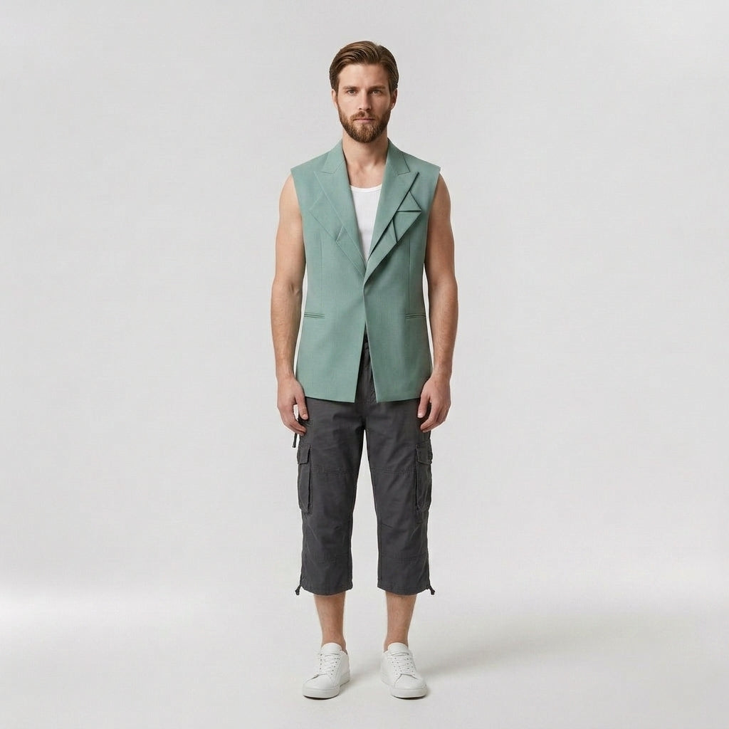 Léon | Short cargo à multiples poches pour homme – Short utilitaire confortable en coton