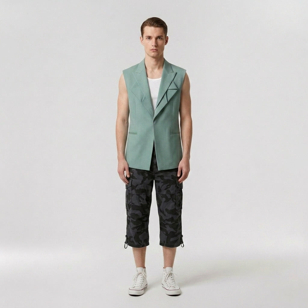 Léon | Short cargo à multiples poches pour homme – Short utilitaire confortable en coton