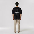 Alaric | T-shirt oversize pour homme – T-shirt au graphisme minimaliste avec motif de boussole