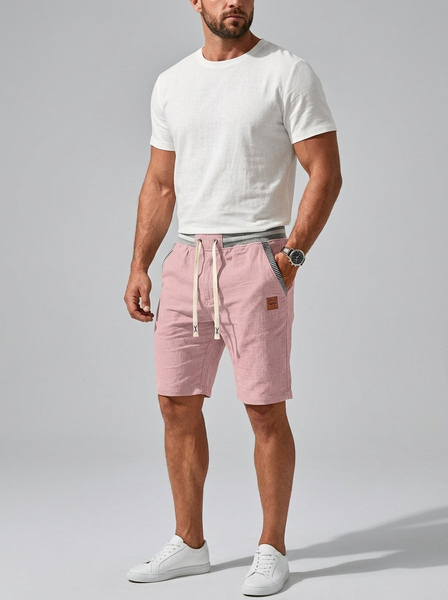 Dashiell | Short décontracté pour homme – Coupe classique, polyester légèrement extensible