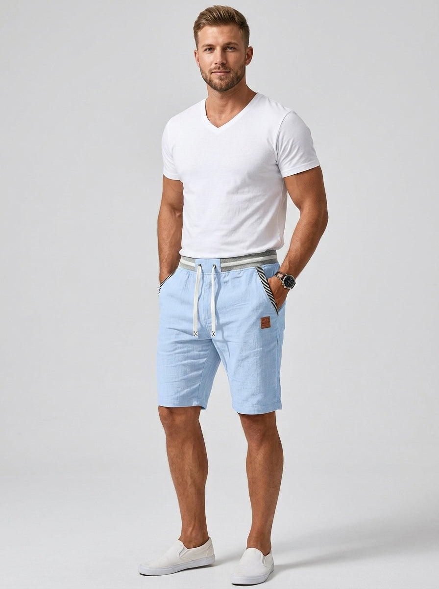 Dashiell | Short décontracté pour homme – Coupe classique, polyester légèrement extensible