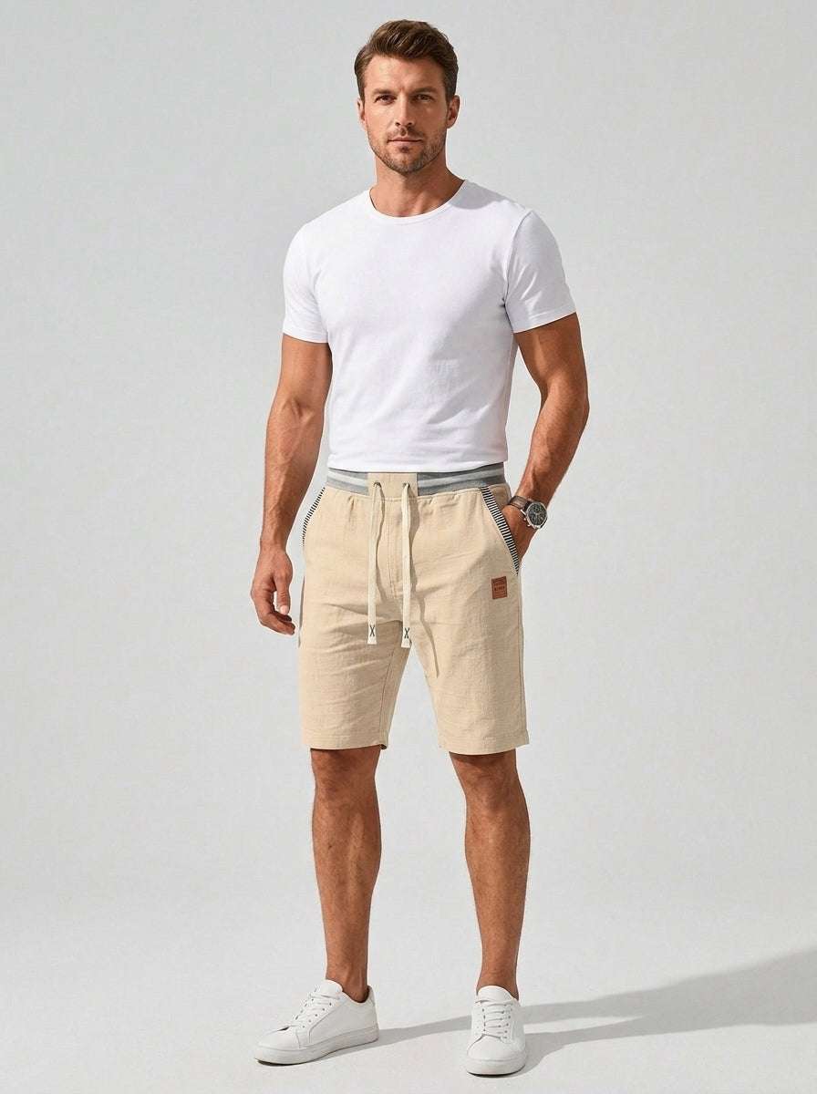 Dashiell | Short décontracté pour homme – Coupe classique, polyester légèrement extensible