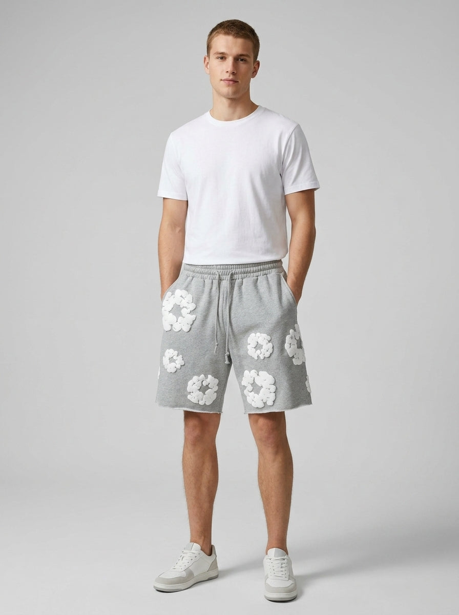 Émeric | Short homme à imprimé floral – Short streetwear léger et respirant