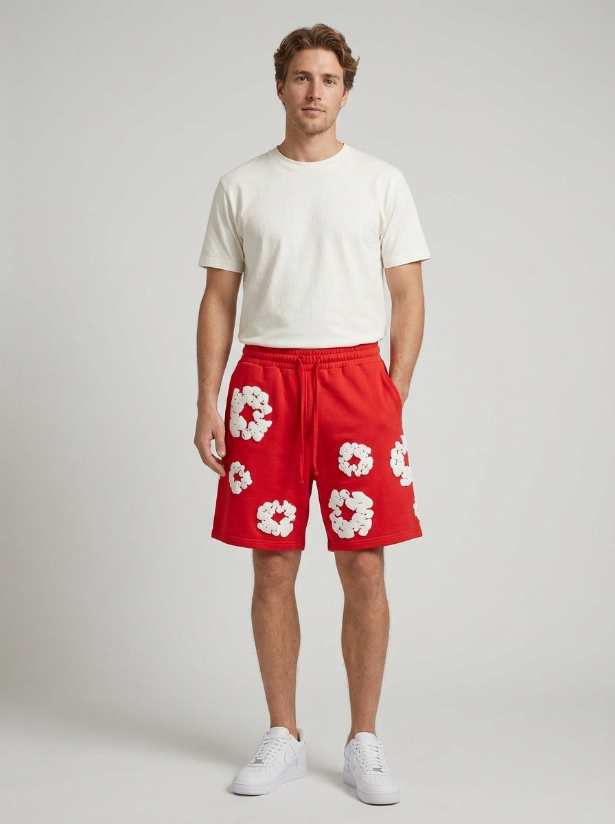 Émeric | Short homme à imprimé floral – Short streetwear léger et respirant