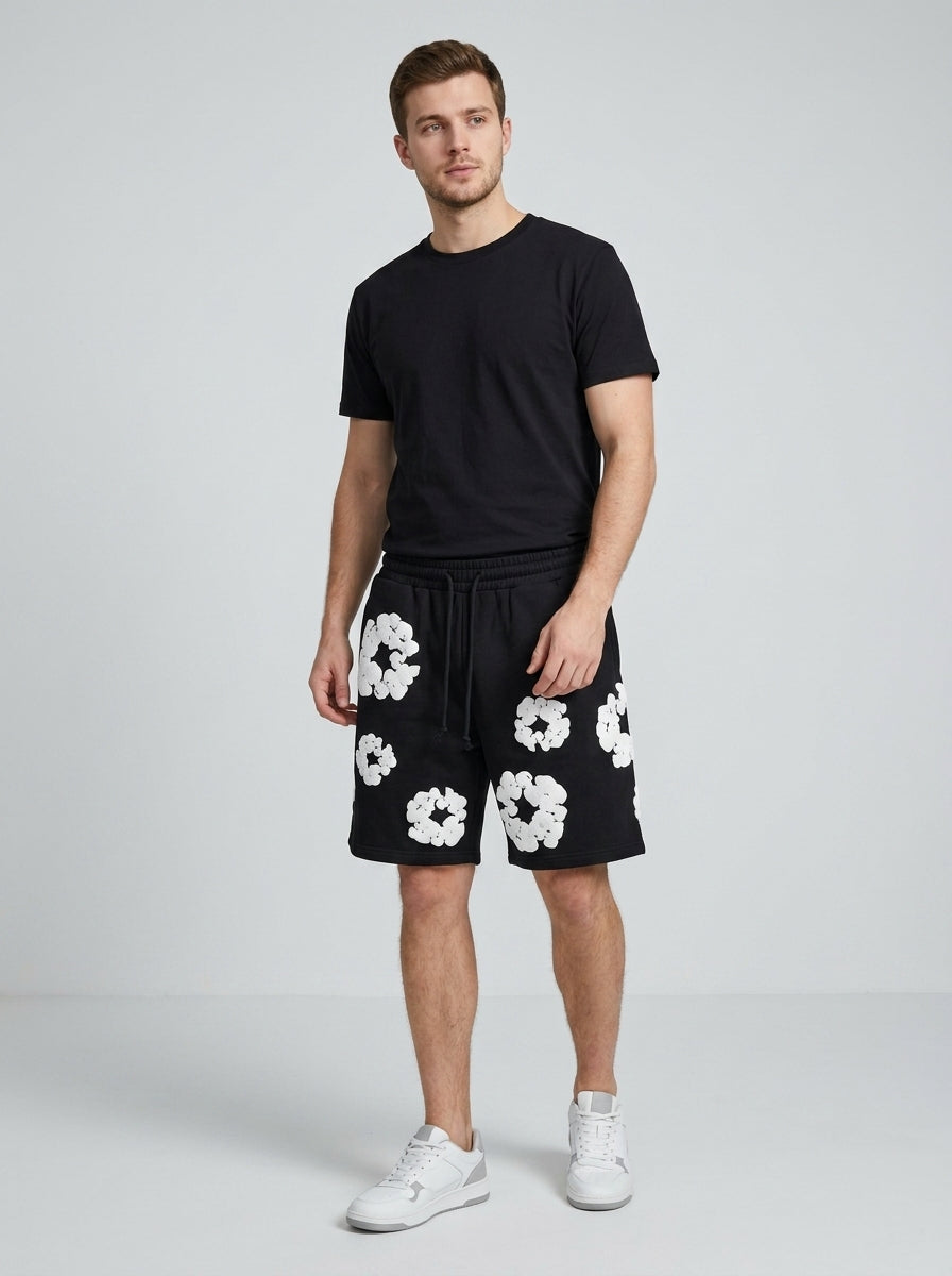 Émeric | Short homme à imprimé floral – Short streetwear léger et respirant