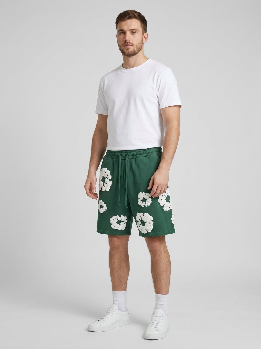 Émeric | Short homme à imprimé floral – Short streetwear léger et respirant