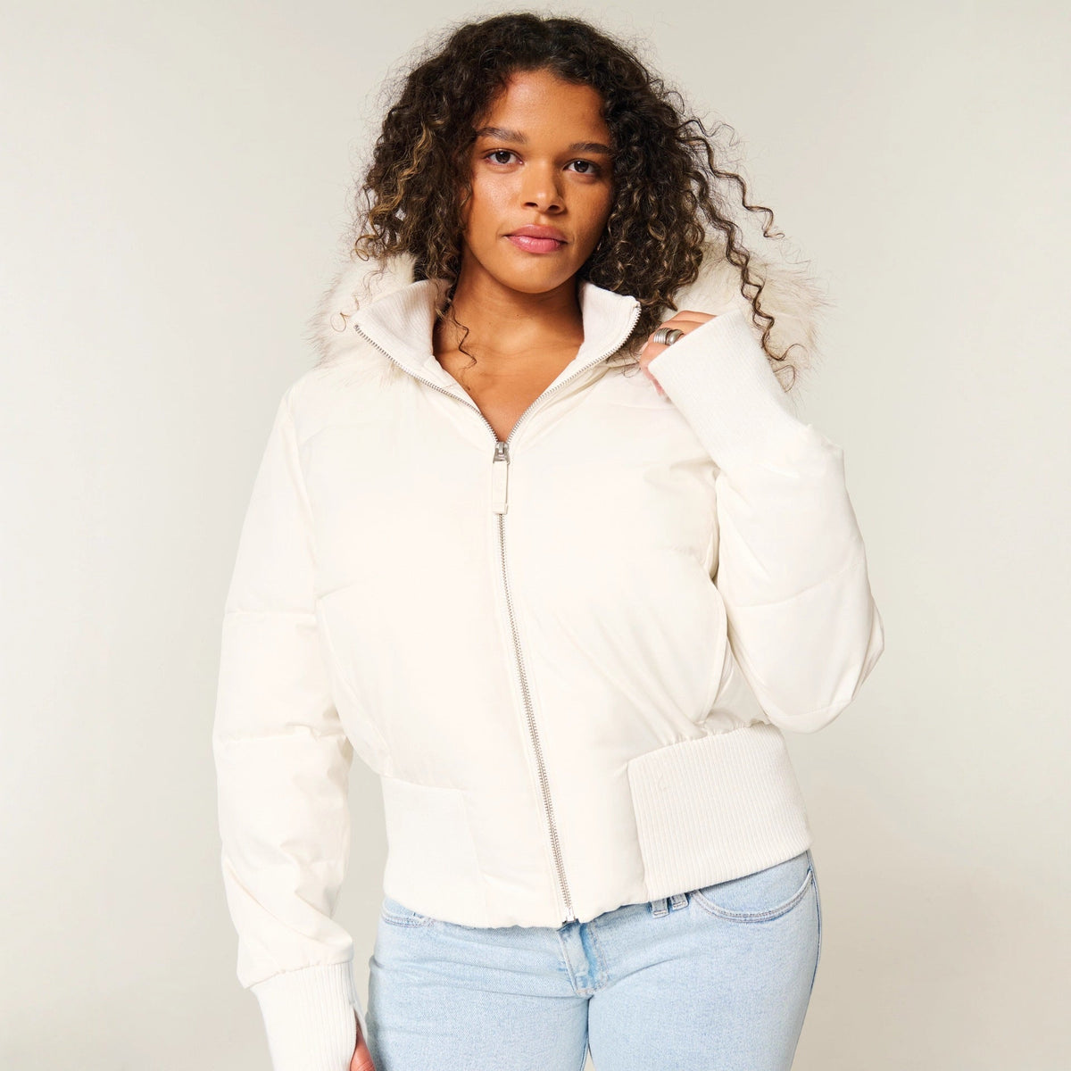 Jaevira | Veste d'hiver matelassée pour femme – Manteau court et chaud