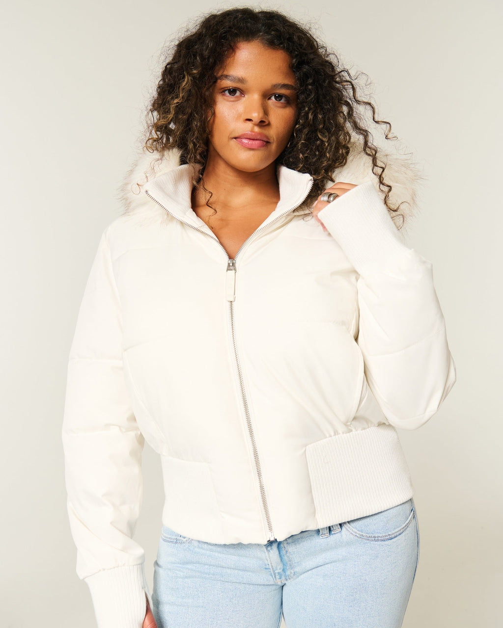 Jaevira | Veste d'hiver matelassée pour femme – Manteau court et chaud