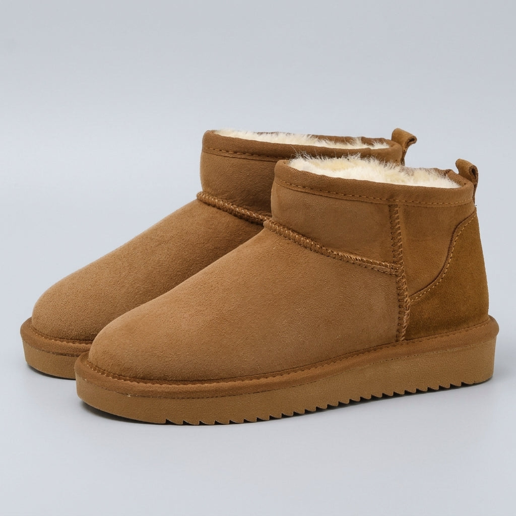 Avelith | Bottines chaudes pour femme – Bottines décontractées à doublure douce