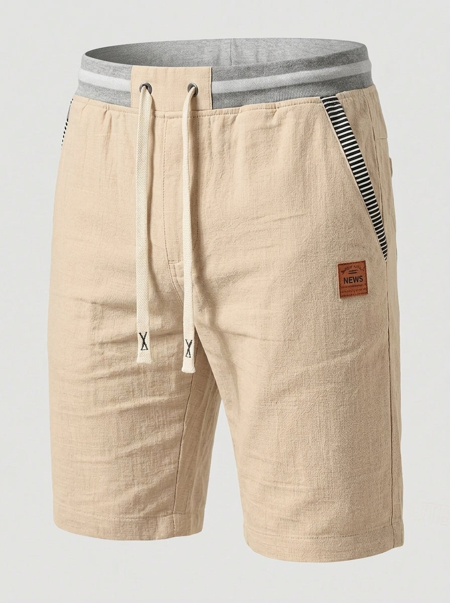 Dashiell | Short décontracté pour homme – Coupe classique, polyester légèrement extensible