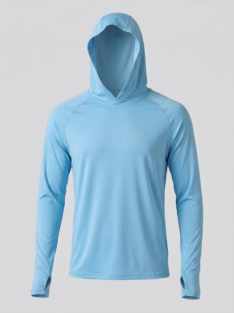 Marius | Sweat à capuche anti-UV pour homme – Sweat de sport léger à manches longues