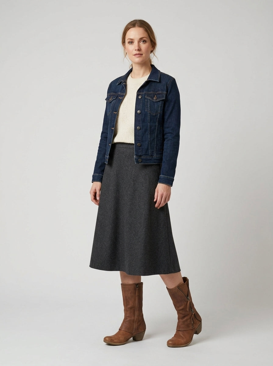 Selah | Bottes orthopédiques pour femme, montant mi-mollet, avec fermeture éclair latérale