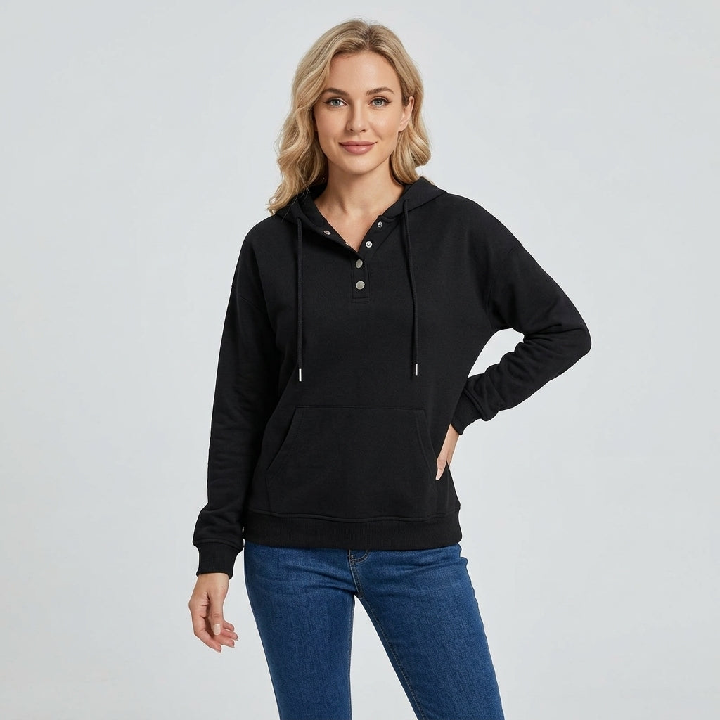 Beloria | Sweat à capuche pour femme – Sweat à capuche basique uni