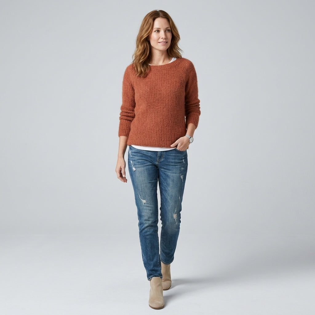 Caelisse | Pull en laine mérinos pour femme – Un pull doux, chaud et respirant