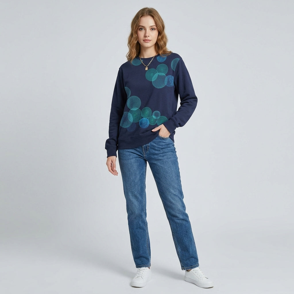 Amaryssa | Pull pour femme à imprimé géométrique – Coupe ample
