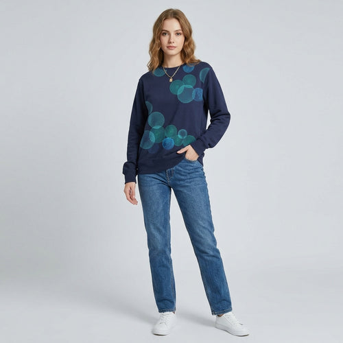 Amaryssa | Pull pour femme à imprimé géométrique – Coupe ample