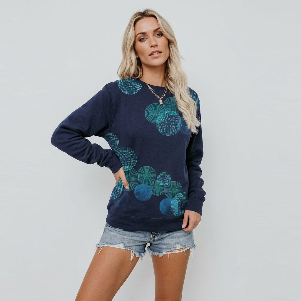 Amaryssa | Pull pour femme à imprimé géométrique – Coupe ample