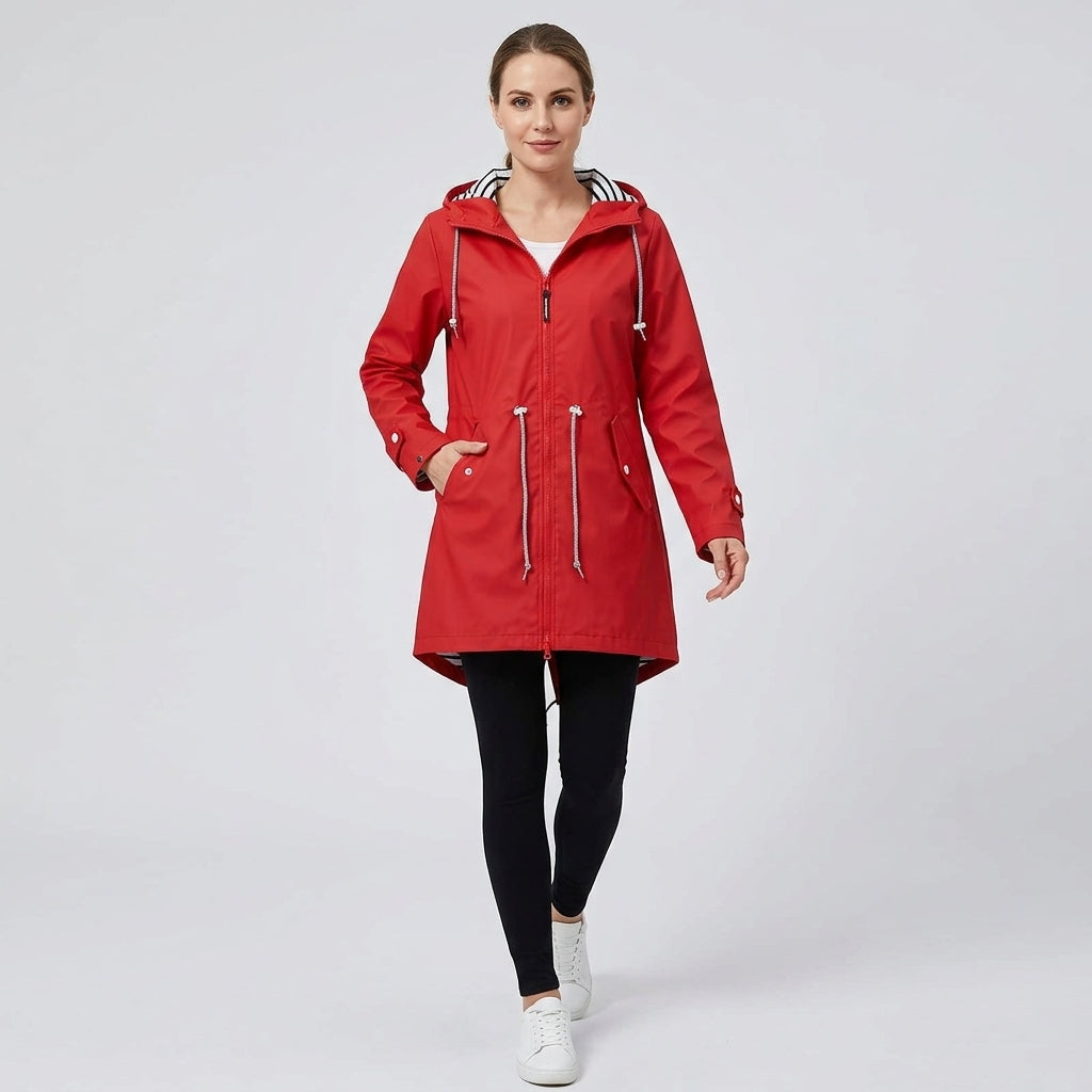 Valessine | Veste de pluie pour femme – Veste d'extérieur imperméable et coupe-vent