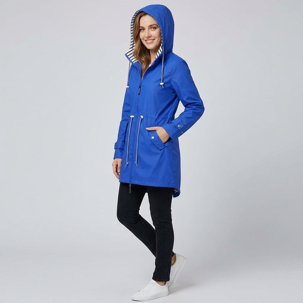 Valessine | Veste de pluie pour femme – Veste d'extérieur imperméable et coupe-vent