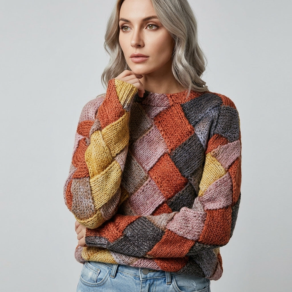 Lyselle | Pull pour femme au motif original – Design ludique