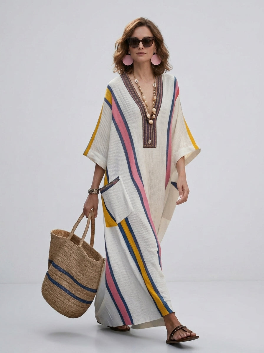 Allison | Robe Maxi Femme Fluide – Robe Longue Élégante à Coupe Ample