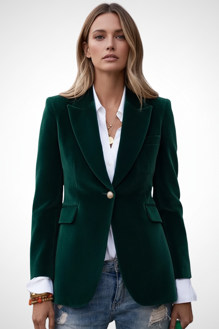 Asteria | Blazer pour femmes – Col à revers, coupe ajustée