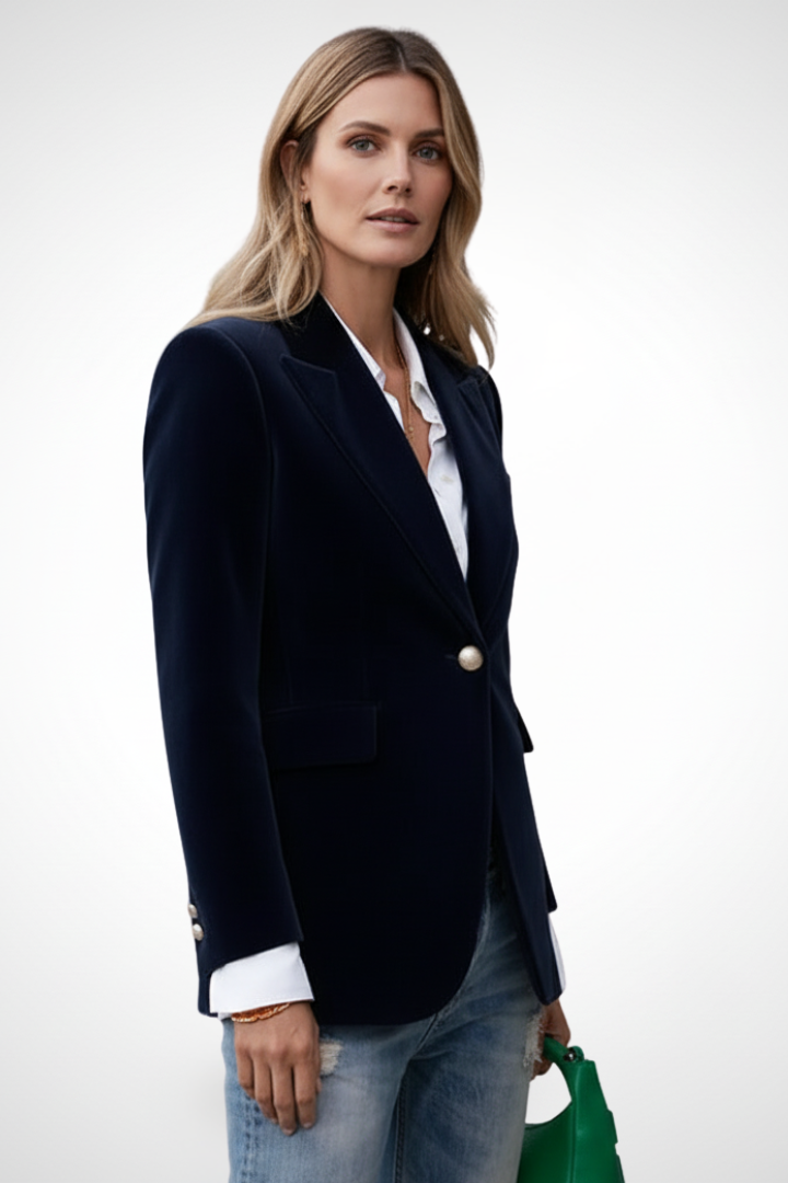 Asteria | Blazer pour femmes – Col à revers, coupe ajustée