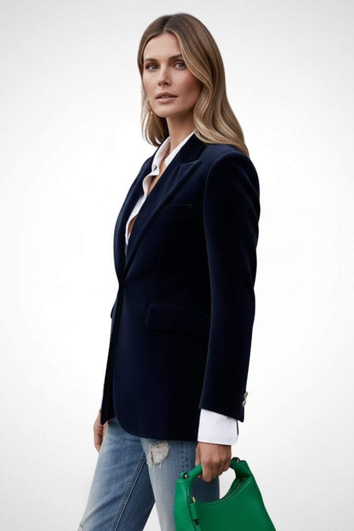 Asteria | Blazer pour femmes – Col à revers, coupe ajustée